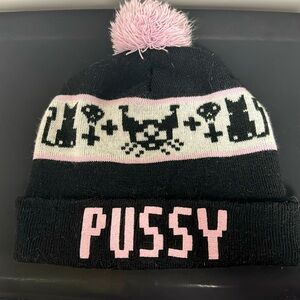Too Fast Cat Beanie Winter Hat